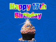 Happy Birthday Age 17 GIF, 17th Birthday GIF