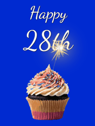 Happy Birthday Age 28 GIF, 28th Birthday GIF