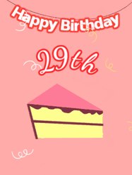 Happy Birthday Age 29 GIF, 29th Birthday GIF