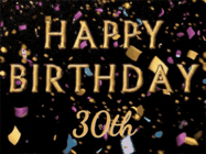 Happy Birthday Age 30 GIF, 30th Birthday GIF