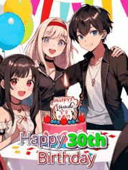 Happy Birthday Age 30 GIF, 30th Birthday GIF