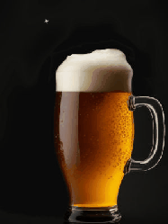 Happy Birthday Age 33 GIF, 33rd Birthday GIF: Animated birthday beer gif with a sparkling frosty mug of brew and three lines of text to customize.