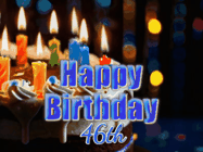 Happy Birthday Age 46 GIF, 46th Birthday GIF