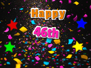 Happy Birthday Age 46 GIF, 46th Birthday GIF