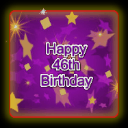 Happy Birthday Age 46 GIF, 46th Birthday GIF