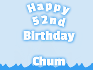 Happy Birthday Age 52 GIF, 52nd Birthday GIF