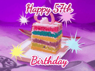 Happy Birthday Age 57 GIF, 57th Birthday GIF