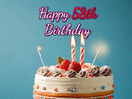 Happy Birthday Age 58 GIF, 58th Birthday GIF