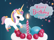 Happy Birthday Age 73 GIF, 73rd Birthday GIF