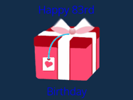 Happy Birthday Age 83 GIF, 83rd Birthday GIF