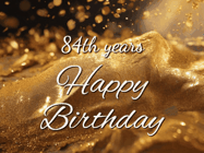 Happy Birthday Age 84 GIF, 84th Birthday GIF