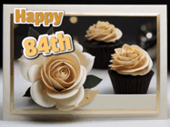 Happy Birthday Age 84 GIF, 84th Birthday GIF