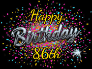 Happy Birthday Age 86 GIF, 86th Birthday GIF
