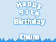 Happy Birthday Age 97 GIF, 97th Birthday GIF