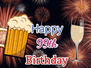 Happy Birthday Age 99 GIF, 99th Birthday GIF