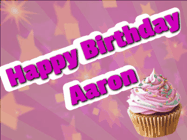 Happy Birthday Aaron GIF