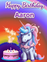 Happy Birthday Aaron GIF