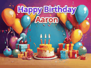 Happy Birthday Aaron GIF