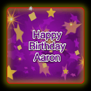 Happy Birthday Aaron GIF