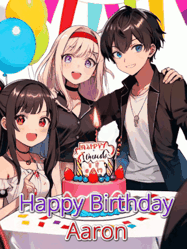 Happy Birthday Aaron GIF