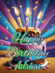 Happy Birthday Adrian GIF