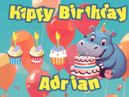 Happy Birthday Adrian GIF