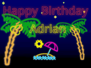 Happy Birthday Adrian GIF