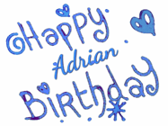 Happy Birthday Adrian GIF