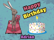Happy Birthday Adrian GIF