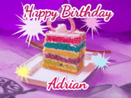Happy Birthday Adrian GIF