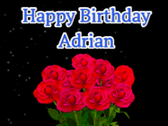 Happy Birthday Adrian GIF