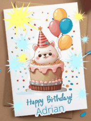 Happy Birthday Adrian GIF