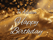 Happy Birthday Adrian GIF