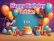 Happy Birthday Adrian GIF