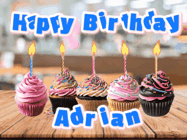 Happy Birthday Adrian GIF