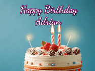 Happy Birthday Adrian GIF