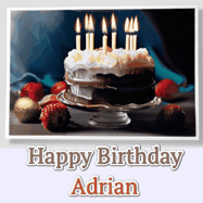 Happy Birthday Adrian GIF