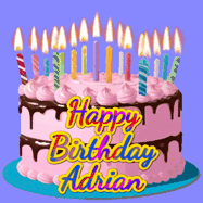Happy Birthday Adrian GIF