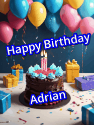 Happy Birthday Adrian GIF