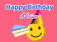 Happy Birthday Adrian GIF