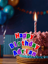 Happy Birthday Adrian GIF