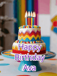 Happy Birthday Ava GIF