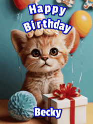 Happy Birthday Becky GIF