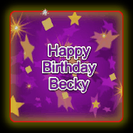 Happy Birthday Becky GIF