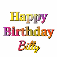 Happy Birthday Billy GIF
