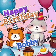 Happy Birthday Bobby GIF