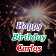 Happy Birthday Carlos GIF