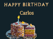 Happy Birthday Carlos GIF