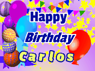 Happy Birthday Carlos GIF