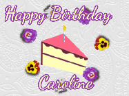 Happy Birthday Caroline GIF